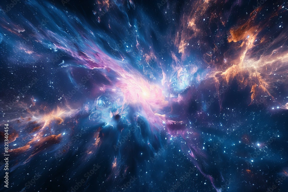 Cosmic Explosion in Deep Space Cosmic Explosion in Deep Space