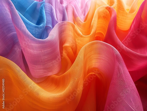 colorful silk background photo