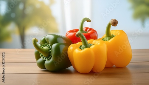 yellow bell peppers photo