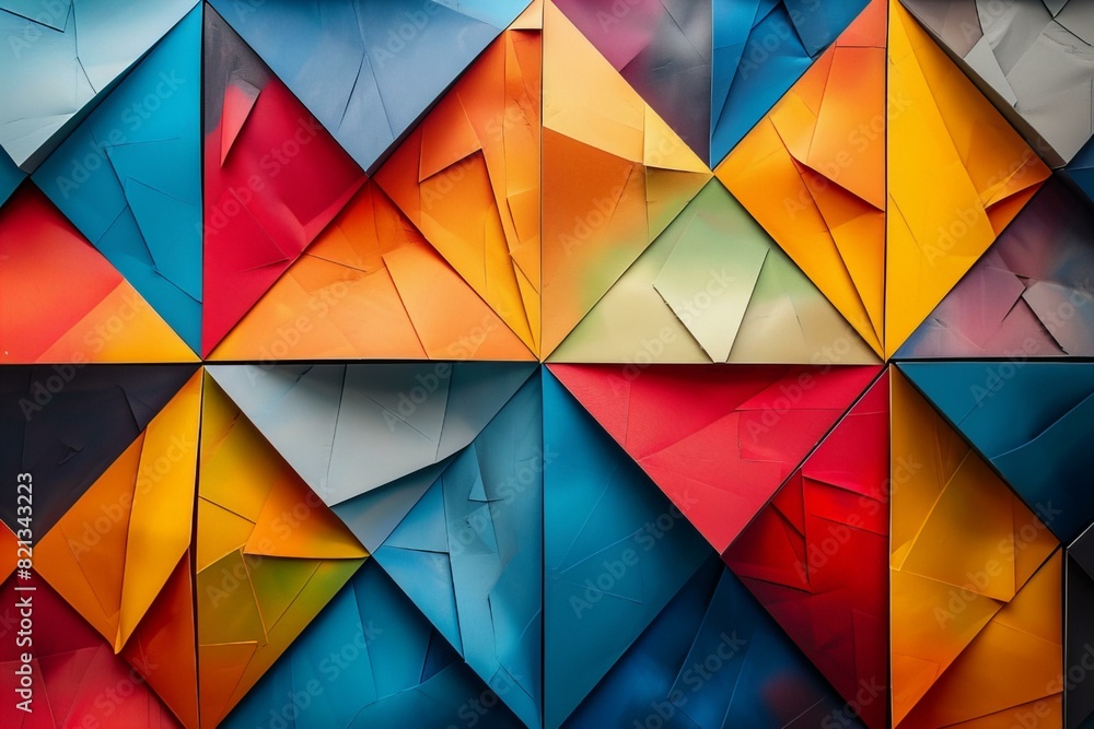 Colorful Geometric Abstract Art Colorful Geometric Abstract Art