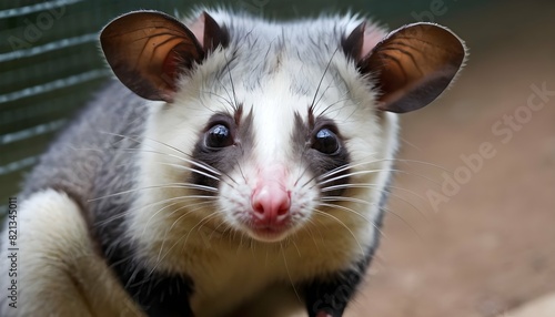 A Possum In A Zoo Enclosure © Shakeela