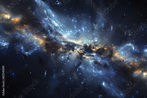 Spectacular Cosmic Explosion in Deep Space © Sandu