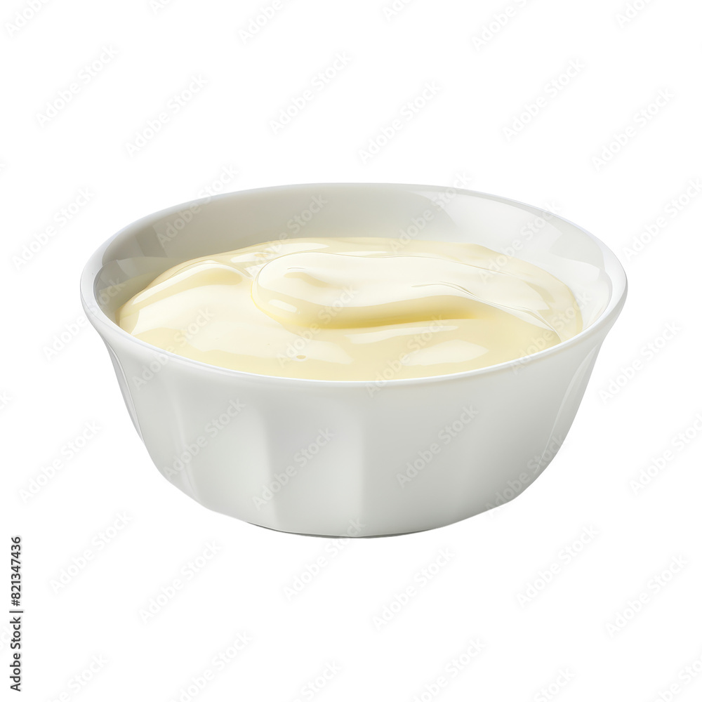 Bowl of bechamel sauce Bowl of bechamel sauce