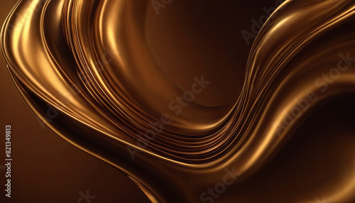 A brown background featuring dynamic wavy lines creating a sense of movement and energy