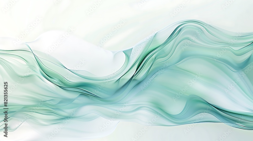 The image is a green and blue abstract painting with a painterly style and a sense of movement. The image is a green and blue abstract painting with a painterly style and a sense of movement.