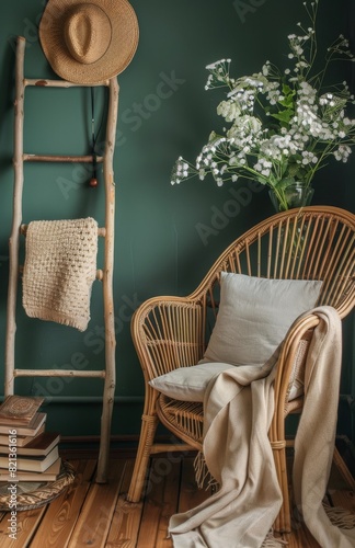 Room With Chair and Ladder