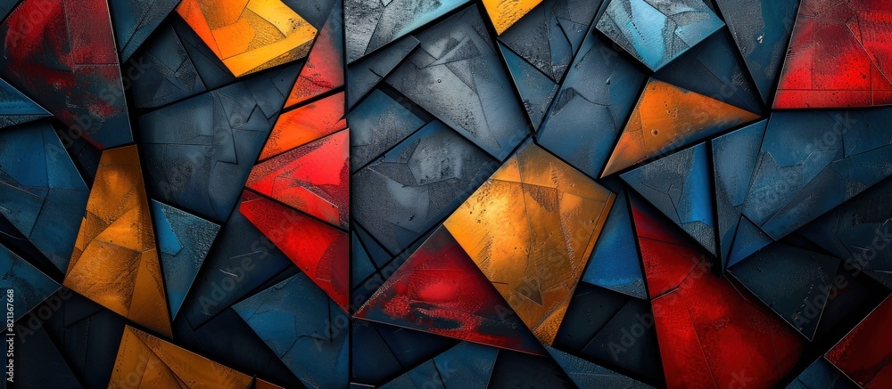 Vibrant abstract multicolored painting Vibrant abstract multicolored painting