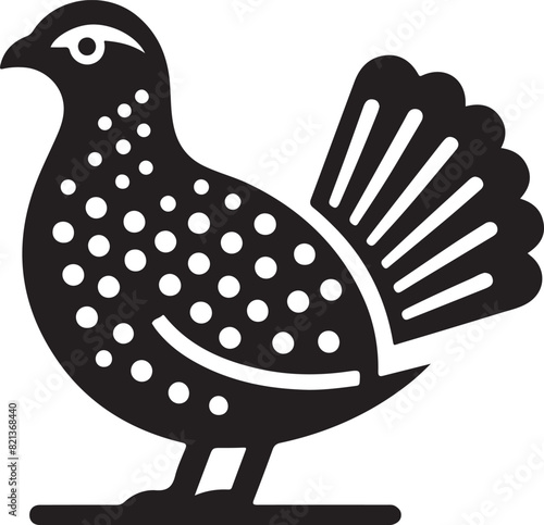 grouse vector illustration