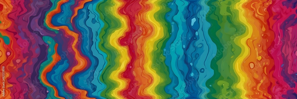 Colorful vertical wavy stripes create a playful and vivid backdrop that's visually appealing Colorful vertical wavy stripes create a playful and vivid backdrop that's visually appealing
