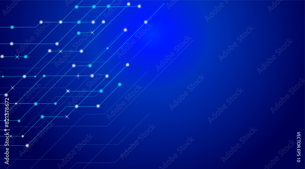 Abstract blue background for big data visualization, digital communication, and network connection concept Abstract blue background for big data visualization, digital communication, and network connection concept