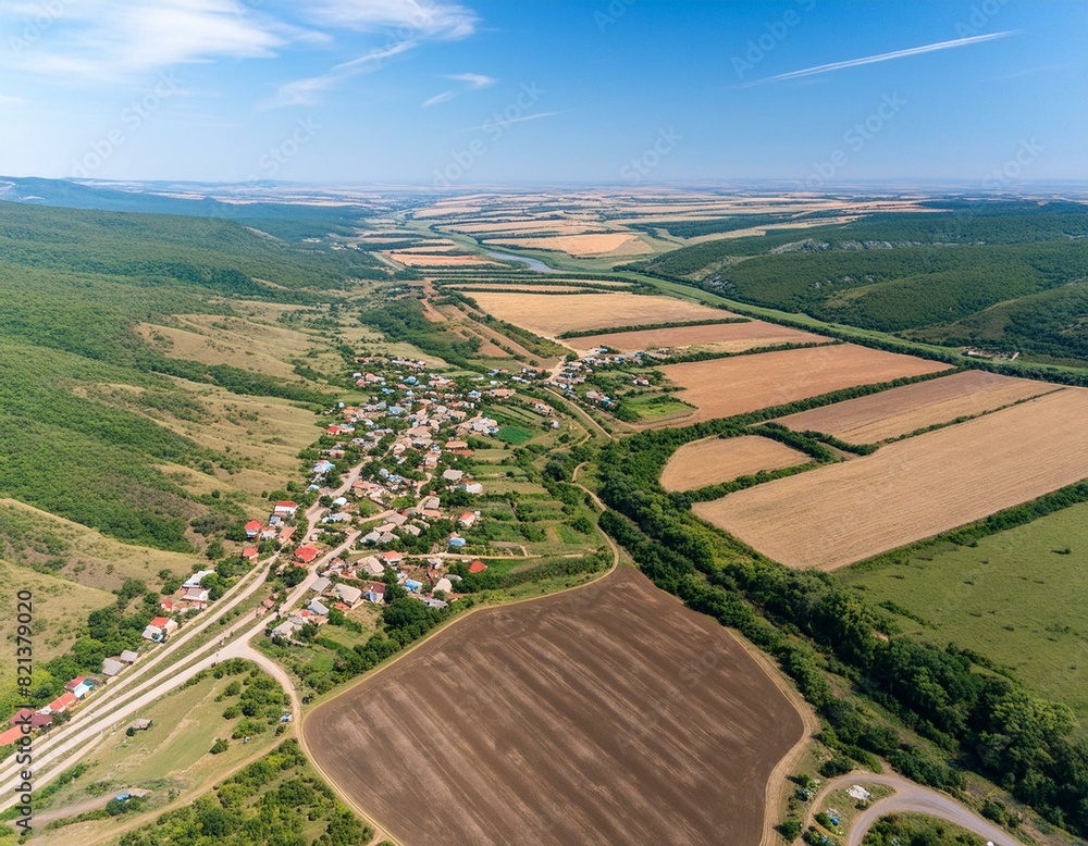 aerial view of landscape aerial view of landscape