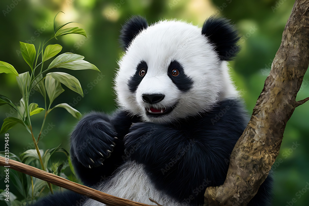 Fototapeta premium giant panda bear