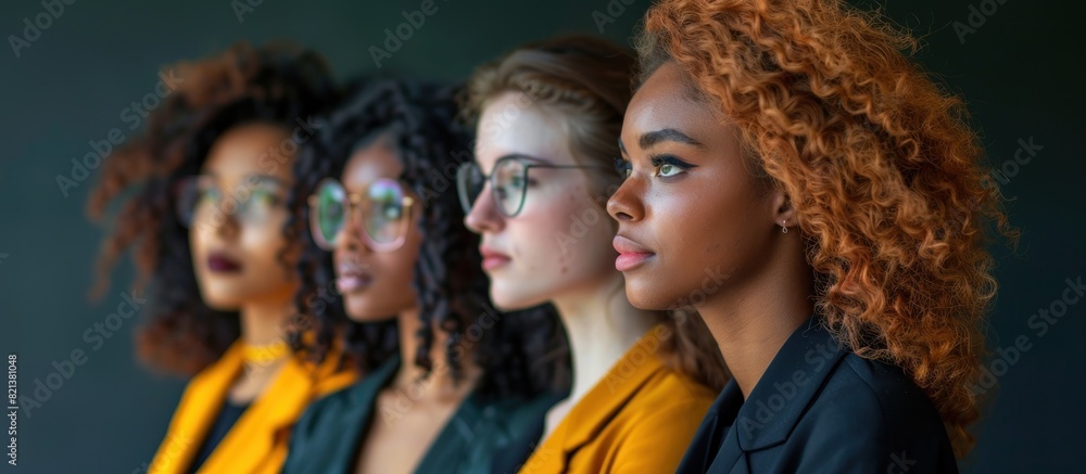 Obraz premium Diverse group of young professional women standing together