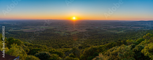 Sunset view from High Rock Overlook, in Smithsburg Maryland photo