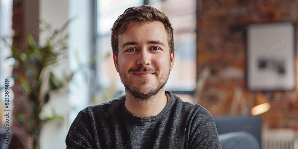 Fototapeta premium UX graphic designer plans and develops applications for web and mobile devices