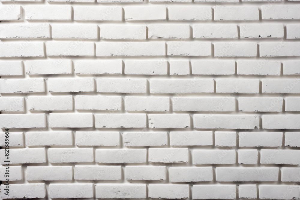 Obraz premium brick wall white color for background or texture