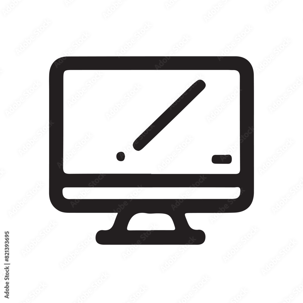 Computer icon vector Computer icon vector
