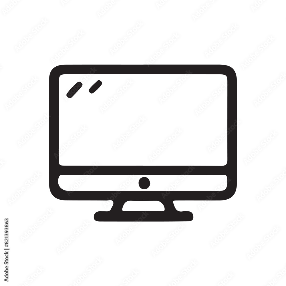Computer icon vector Computer icon vector