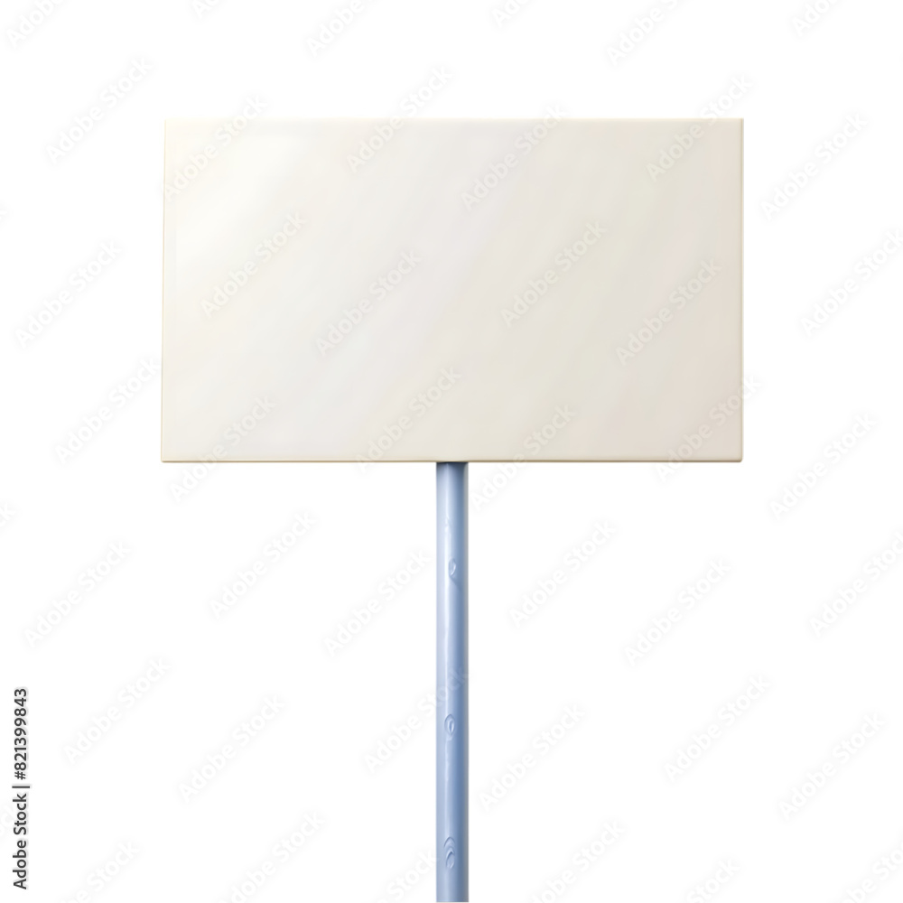 Fototapeta premium Blank whiteboard standing