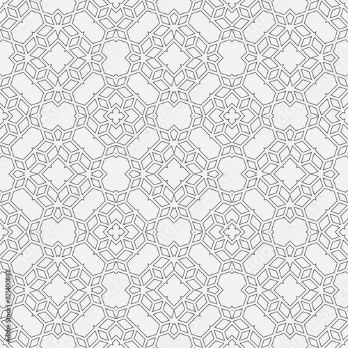 Abstract geometric seamless pattern.