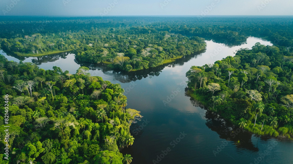 The depths of the Amazon forest