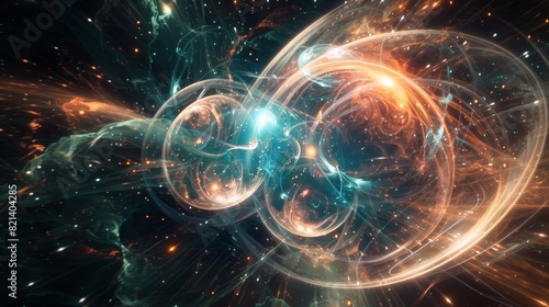 Through their elegant and dynamic dance the fermion and boson demonstrate the beauty and complexity of the quantum world.