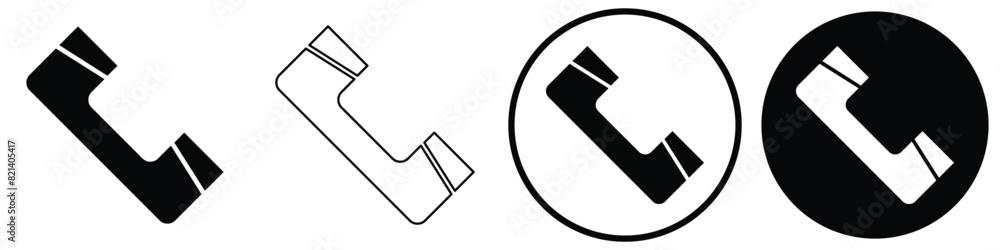 Contact us.Telephone, communication. icon in flat style. Vector illustration. Phone icon set. Telephone symbol. icon telephone call. Phone on white background. eps 10