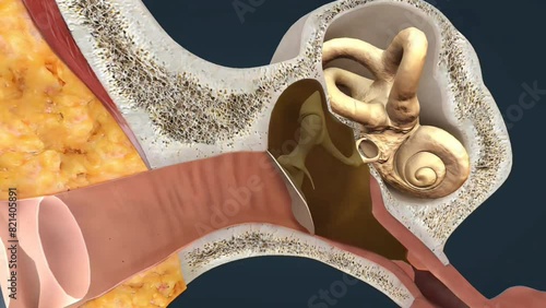 middle ear infection, otitis media photo