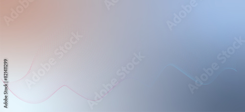 Abstract blue modern background with dynamic lines. Abstract background with flowing particles. Dynamic waves. Digital future technology concept