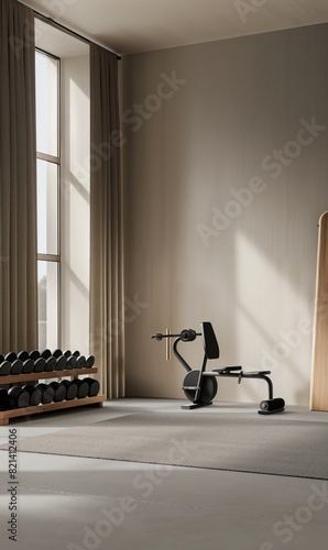 Minimal indoor gym