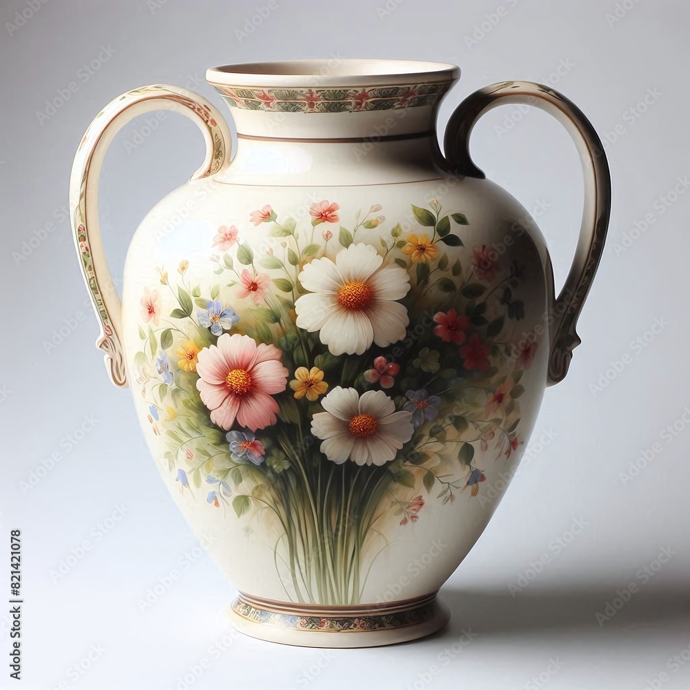Elegant Ceramic Vase with Detailed Floral Design for Sophisticated Home Decor Elegant Ceramic Vase with Detailed Floral Design for Sophisticated Home Decor