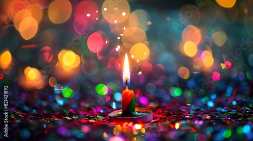 'confetti.. birthday lights bokeh candles multicolored background confetti .candles candle many-coloured light dark wallpaper celebration party festive colourful joyf 
