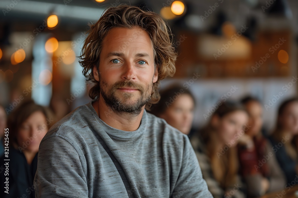 imagine Swedish Tech Startup Founder Pitching Ideas Investors in Gothenburg imagine Swedish Tech Startup Founder Pitching Ideas Investors in Gothenburg