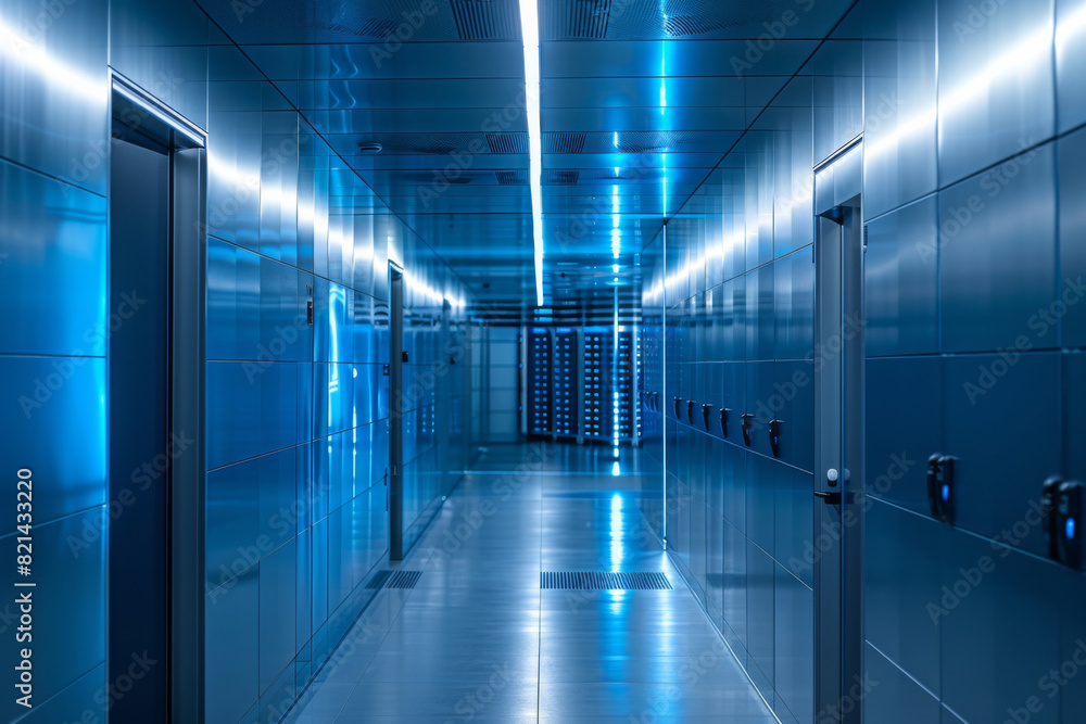 Futuristic Data Center Server Room
Futuristic Data Center Server Room