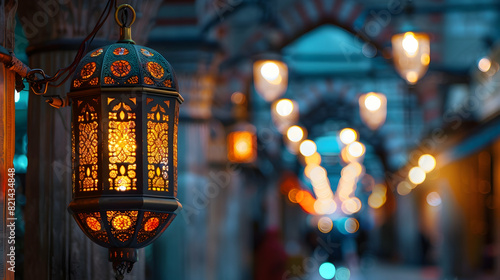 Islamic ramadan lantern in Istanbul, Turkey