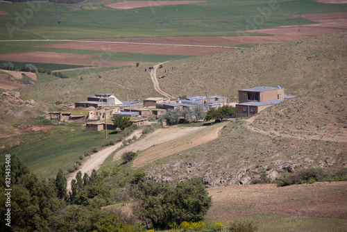 The beautiful nature of the Kurdistan province of Iran and the villages and greenery around the city of Saqqez photo