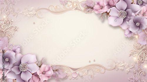 beautiful vintage decoration. abstract ornament