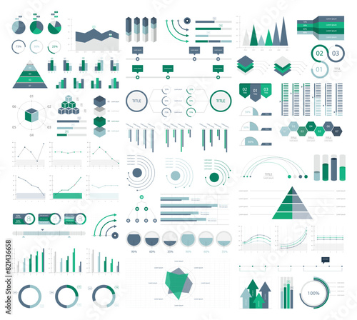 Free Vector Flat Corporate Infographic Template For Business And UI Design