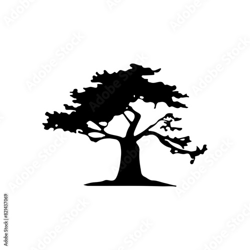 Tree Silhouette Vector Clipart	
