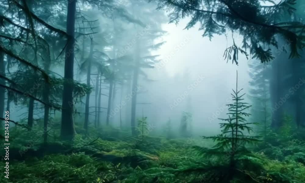 Mystical Fog in the Forest Motion Mystical Fog in the Forest Motion