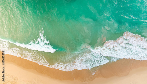 Photo vertical overhead shot of a wavy sea