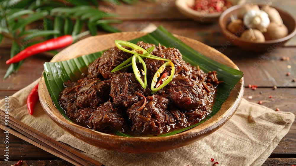 Rendang original recipes from indonesia . Generative Ai Rendang original recipes from indonesia . Generative Ai