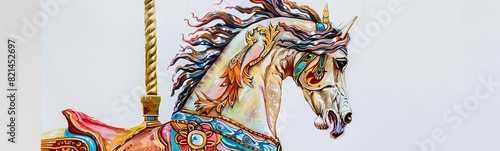 watercolor horse 
