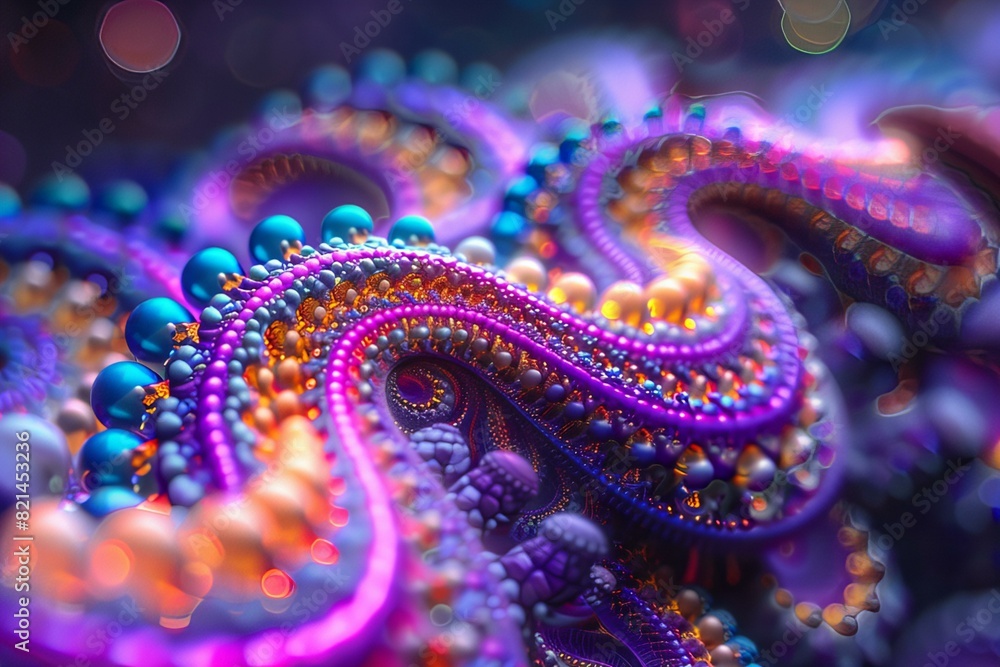 Vibrant Abstract Digital Art Vibrant Abstract Digital Art