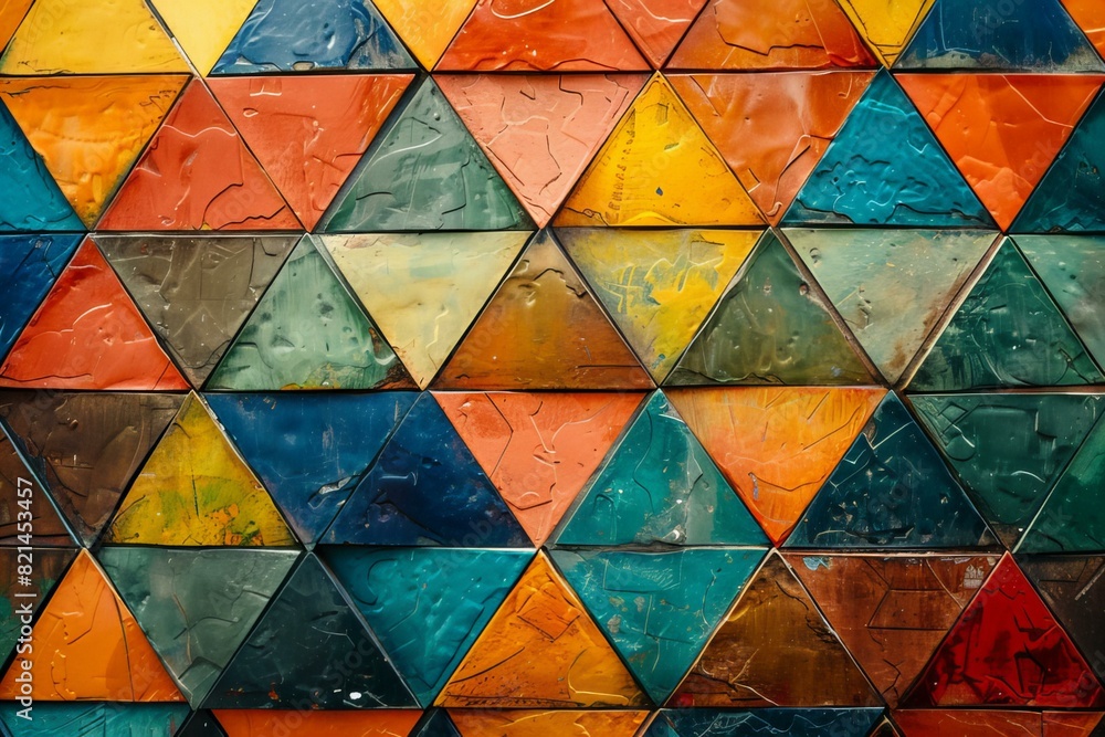Geometric Colorful Tile Pattern Geometric Colorful Tile Pattern