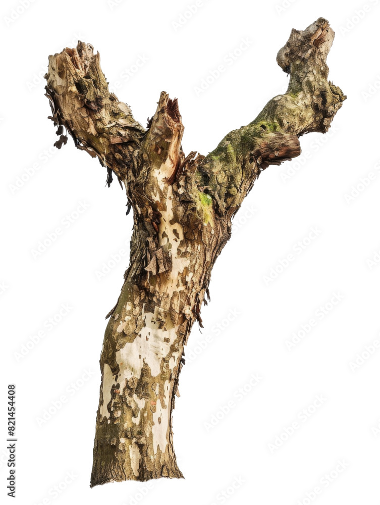 Bark wood tree isolated on transparent background Bark wood tree isolated on transparent background