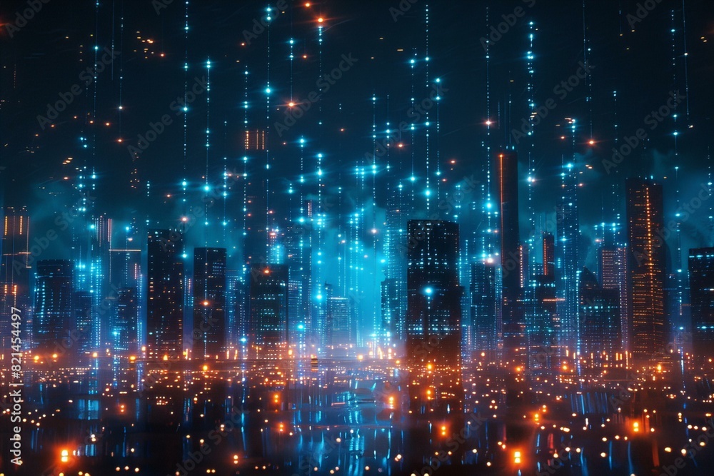 Futuristic Sci-Fi Cityscape