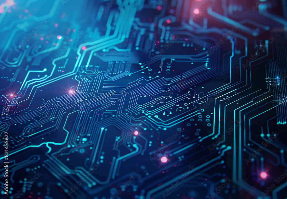Photo of computer circuit board background Photo of computer circuit board background