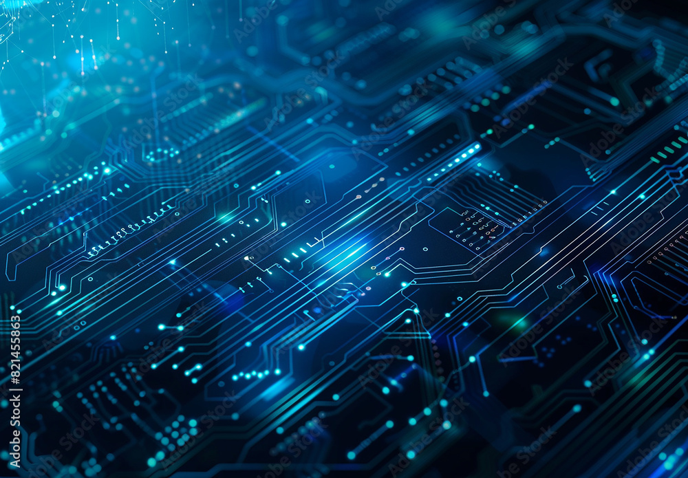 Photo of computer circuit board background Photo of computer circuit board background
