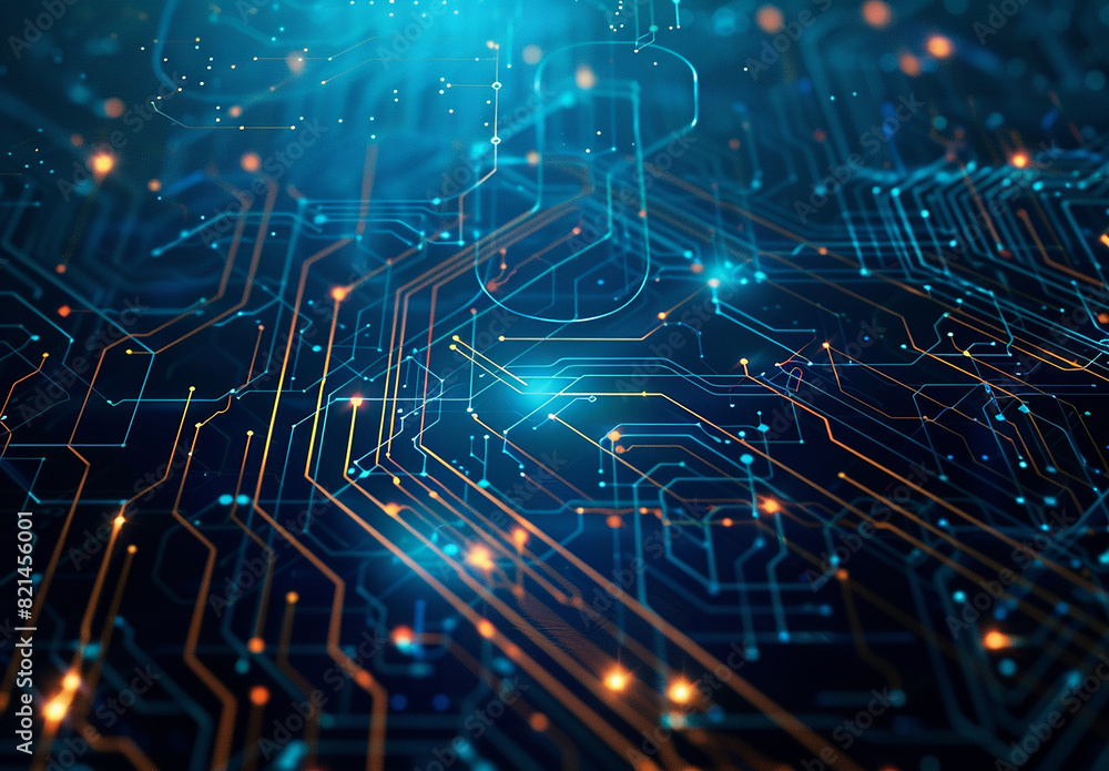 Photo of computer circuit board background Photo of computer circuit board background